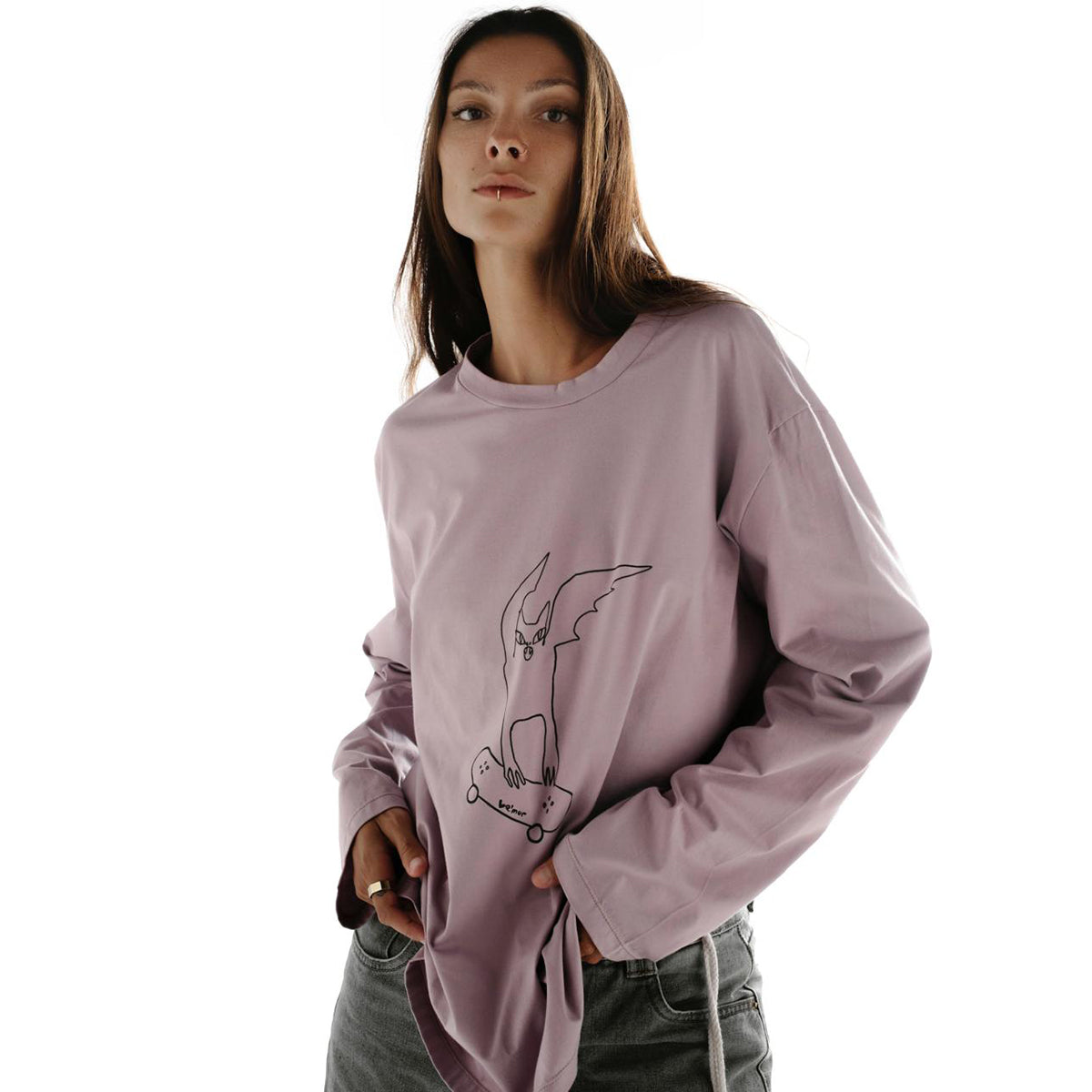 Lemur Oversized Longsleeve Skateboarding