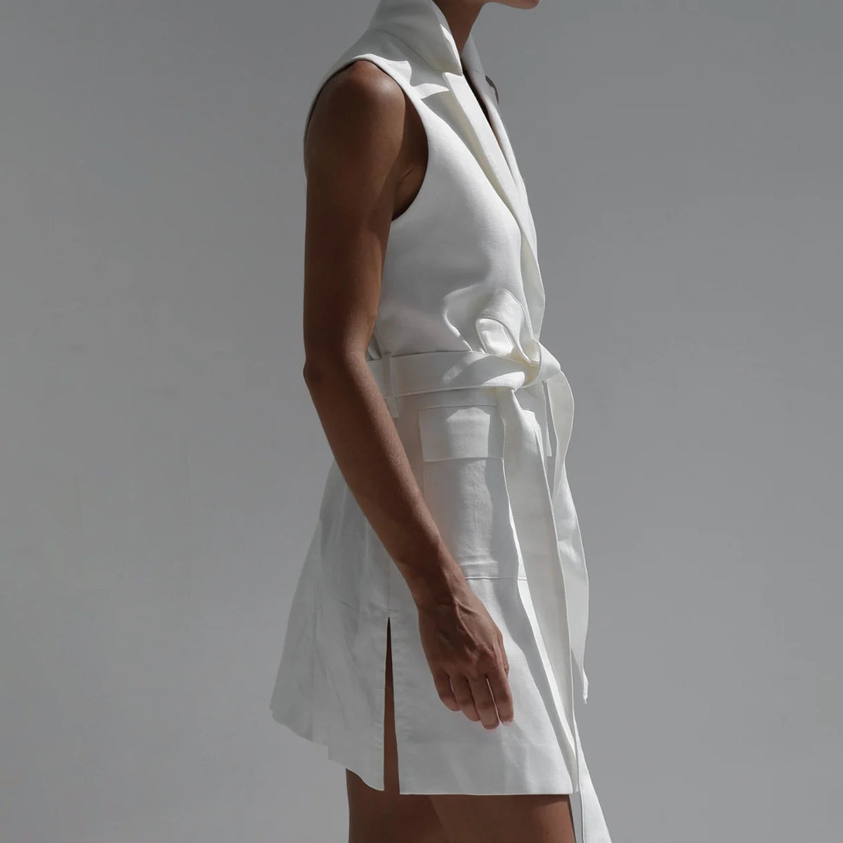SLOAN COAT DRESS NATURAL WHITE