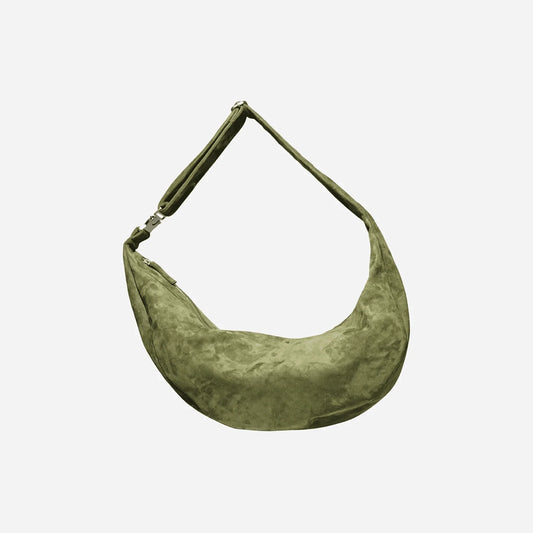 Gabriel banana bag suede - Olive