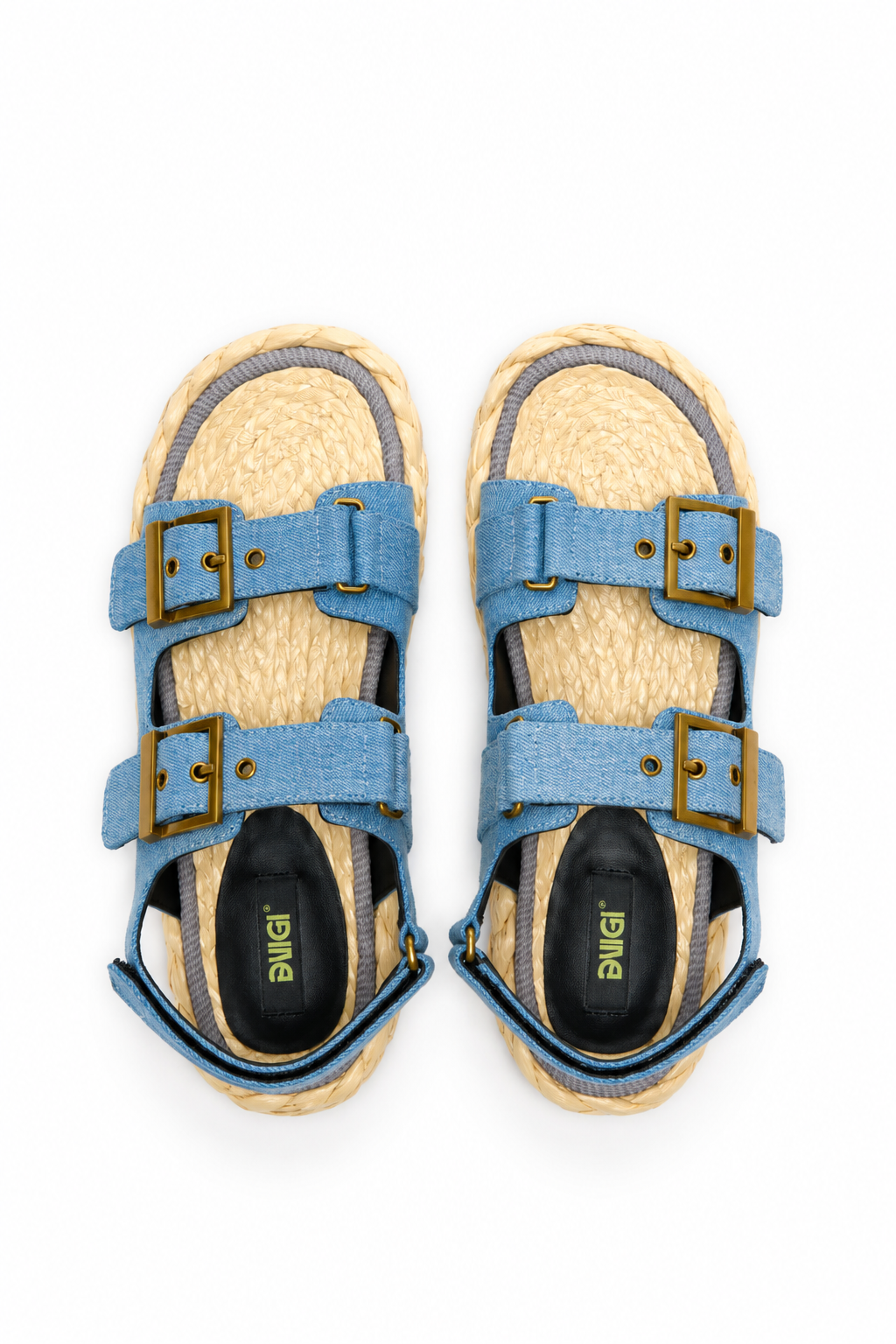 Blue Denim Sandals
