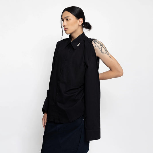 CANOPY OVERSIZE SHIRT BLACK