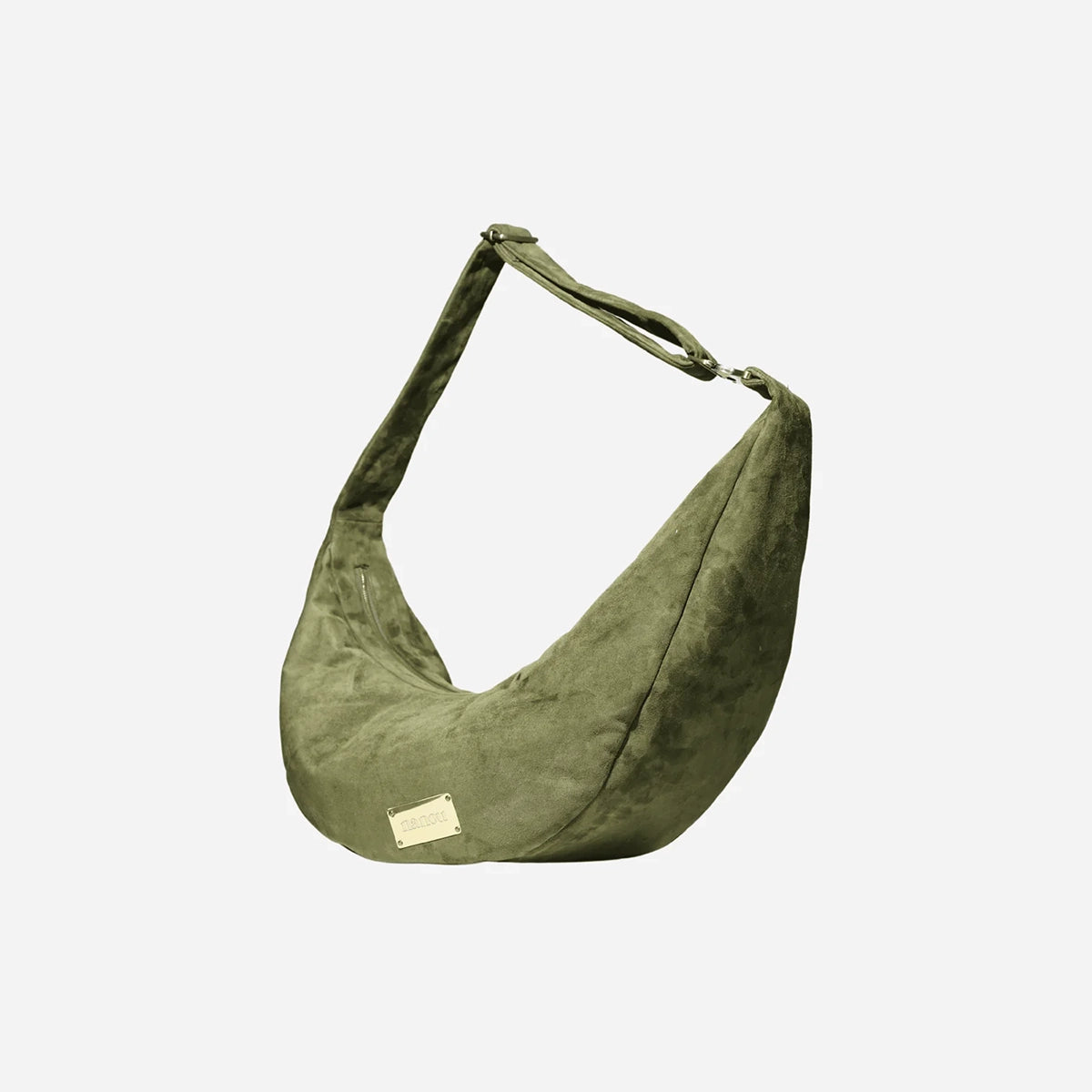 Gabriel banana bag suede - Olive