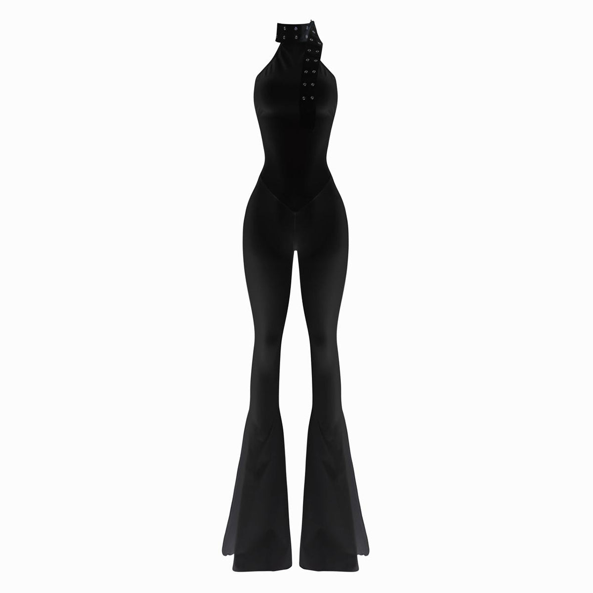 Valkyrie Long Catsuit Black