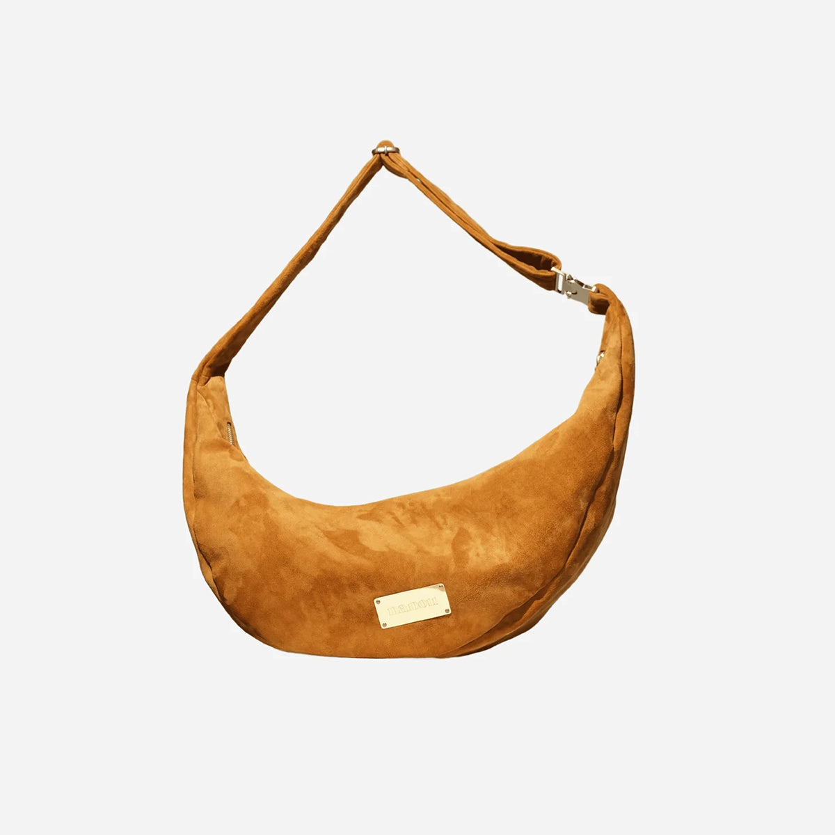 Gabriel banana bag suede - Camel