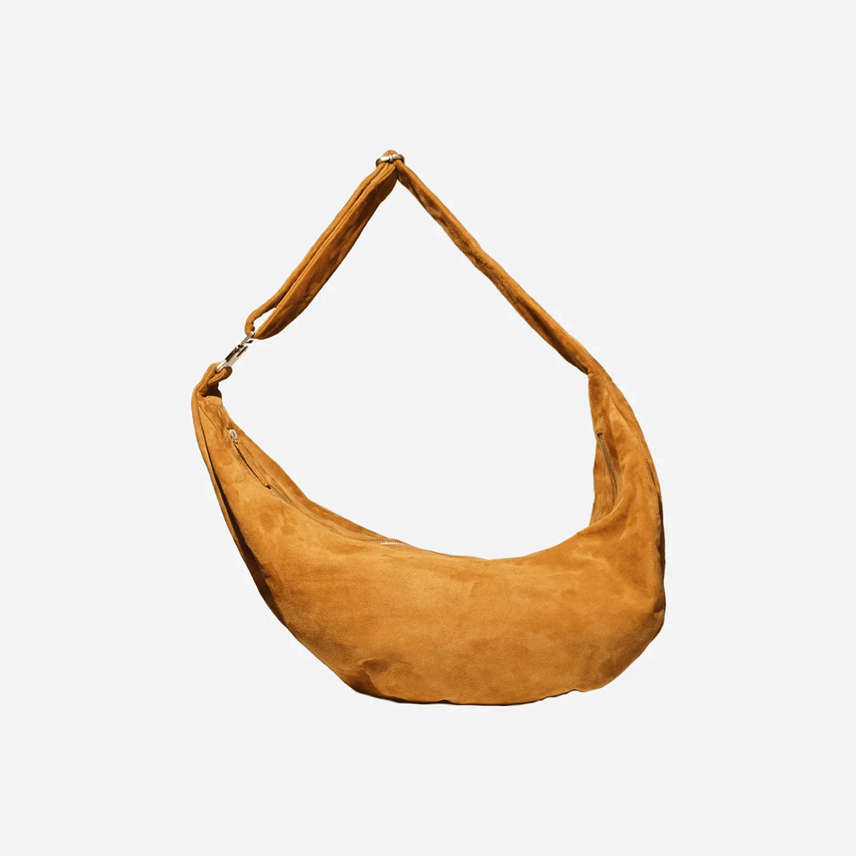 Gabriel banana bag suede - Camel