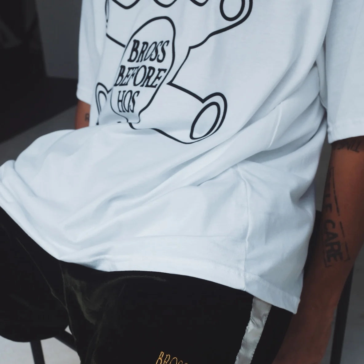 T-SHIRT BEAR PRINT WHITE