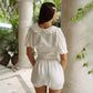 Jumpsuit Candy in White