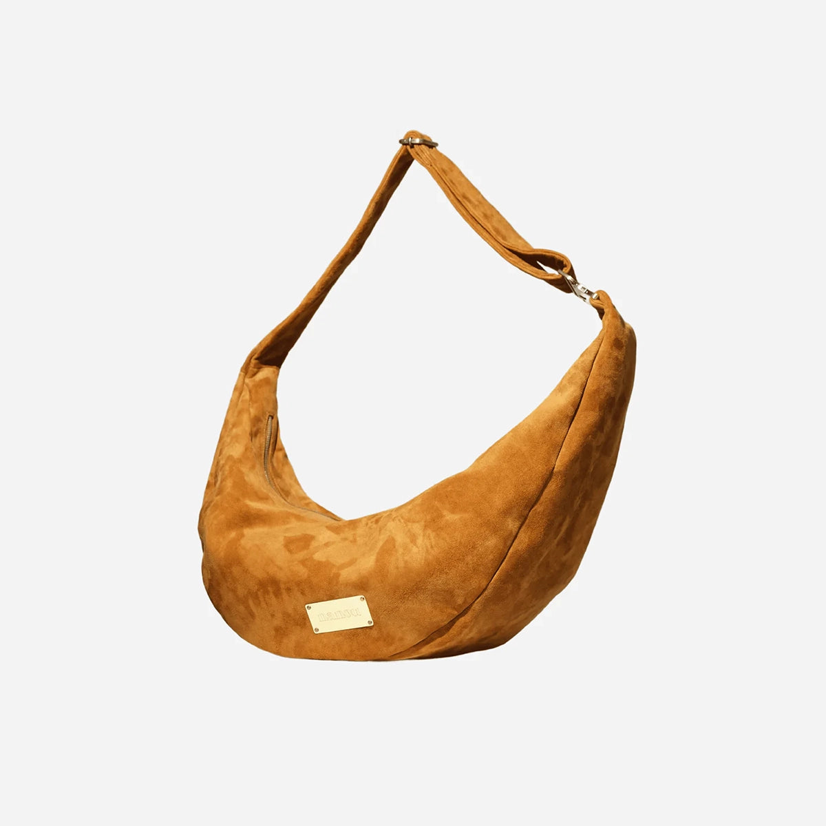 Gabriel banana bag suede - Camel