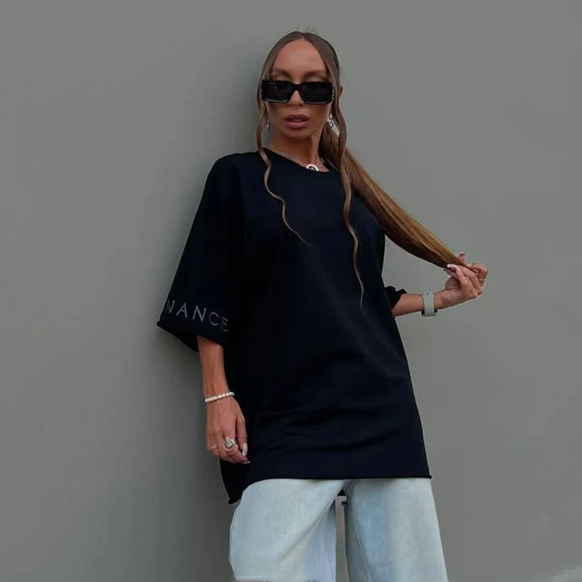 T-shirt FLOW Black