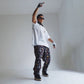 LINEN PANTS BBH SIGNATURE PRINT BLACK