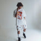 T-SHIRT CIGARETTE PRINT WHITE-RED