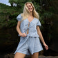 VICHY SET IN BLUE