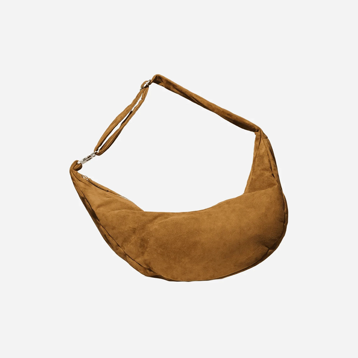 Gabriel banana bag Suede - Chocolate