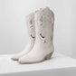 White Leather Boots