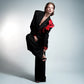 FLOWER CROP JACKET BLACK