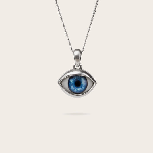 EYE PENDANT IN SILVER