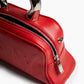 Red Sculptural Evening Bag