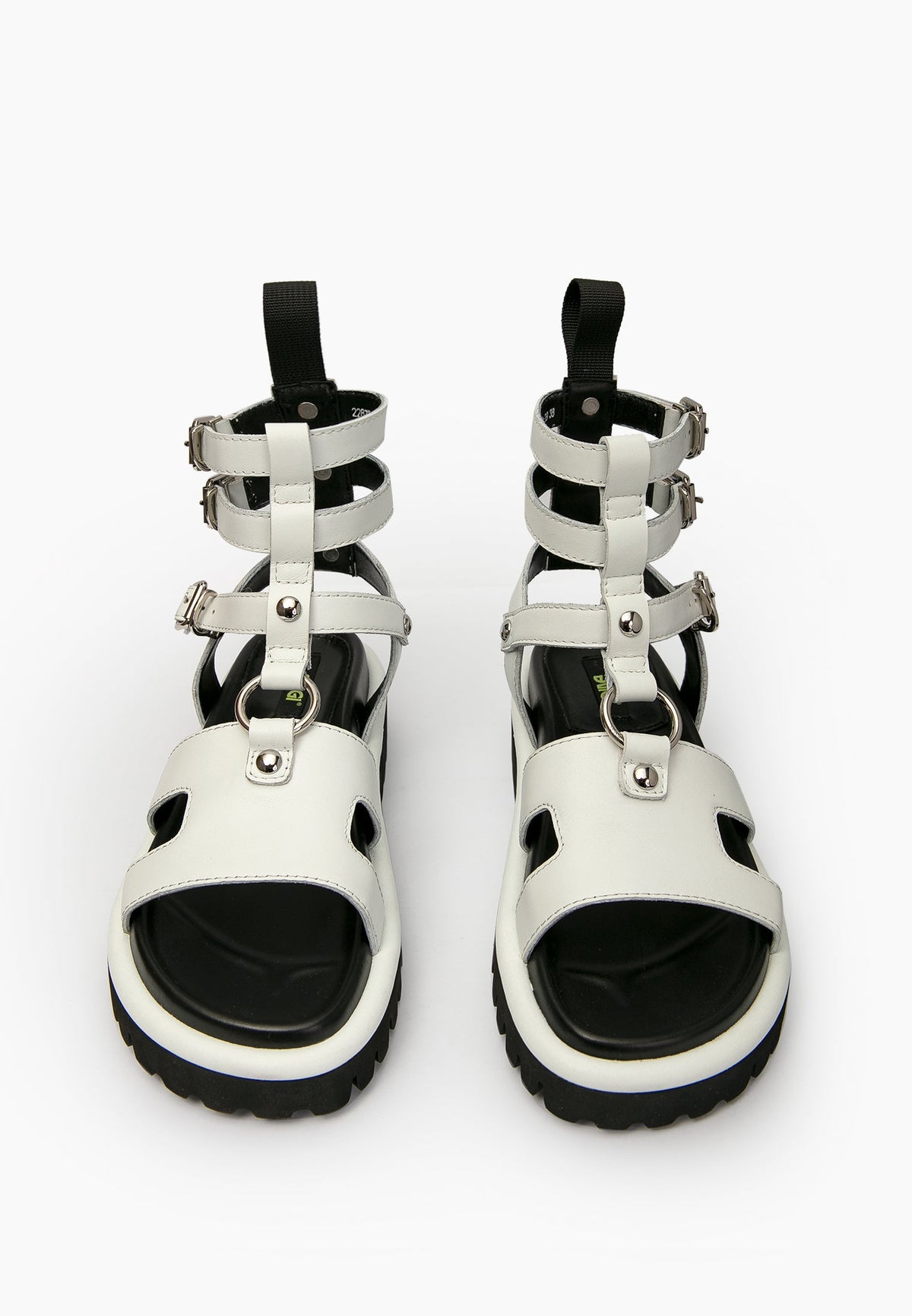White Chain Sandals