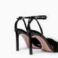 Night-Out Black Fur Heels