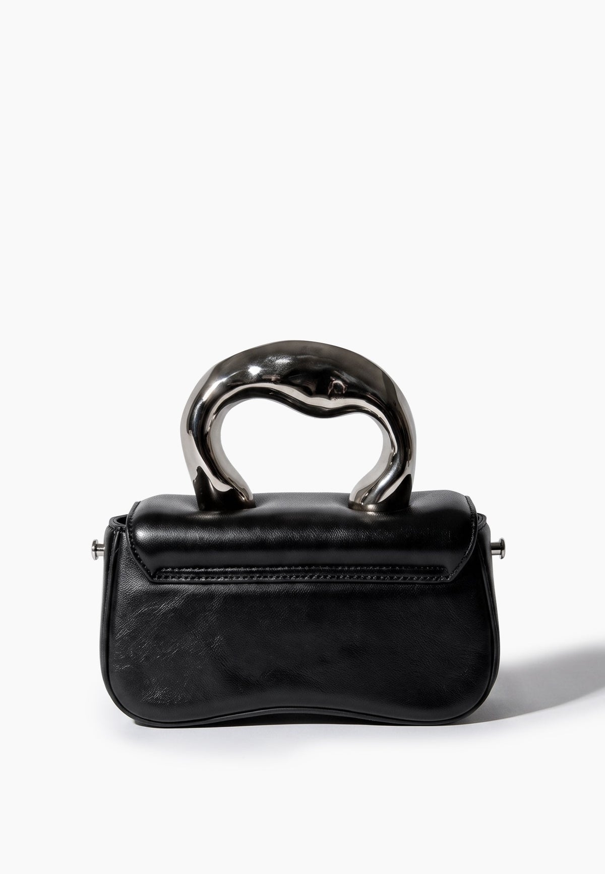 Black Handle Box Bag