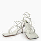 White Strap Heels