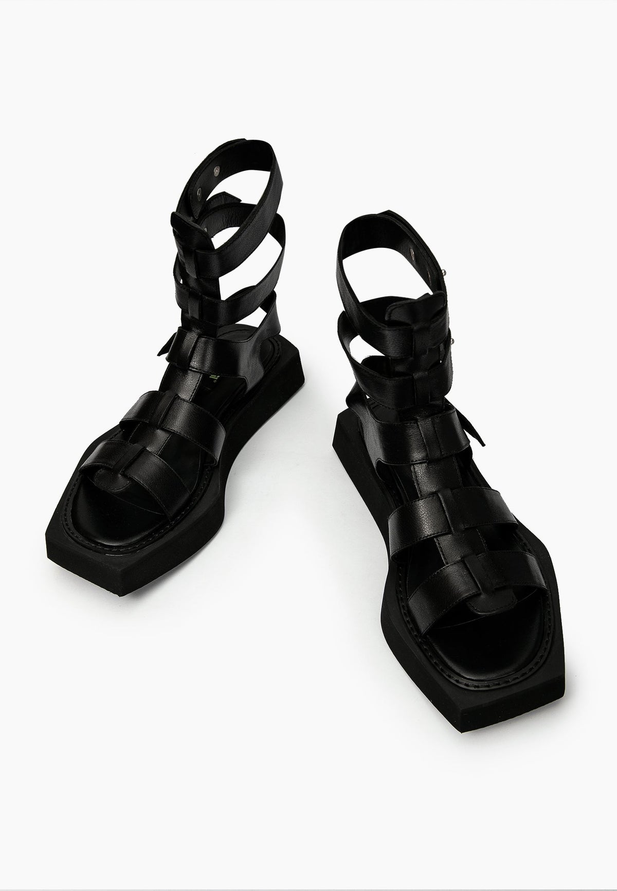 Black Gladiator Sandals