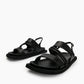 Black Minimal Sandals