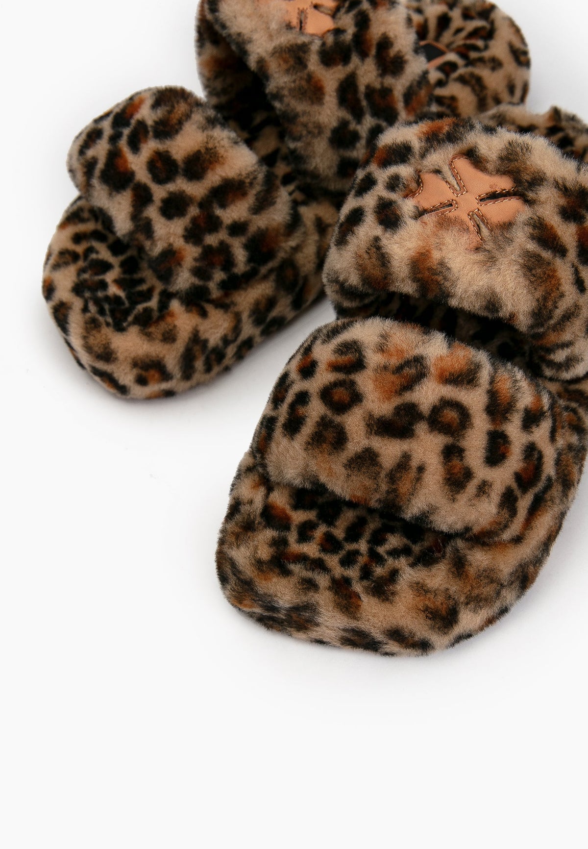 Leopard Fur Slippers