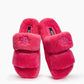 Pink Fur Slippers
