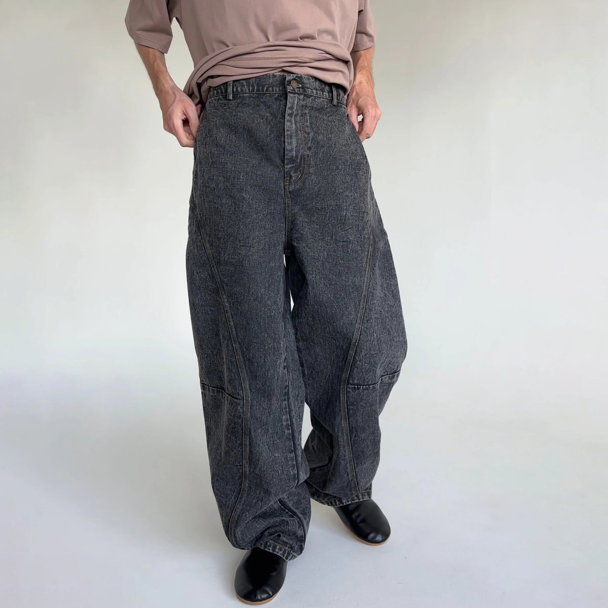 Denim Pants Grey