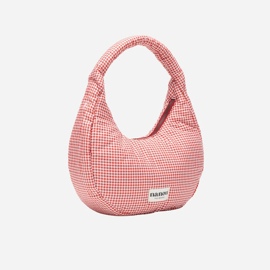 The Circle bag Medium Vichy - Red
