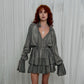 Barocco Dress in Grey