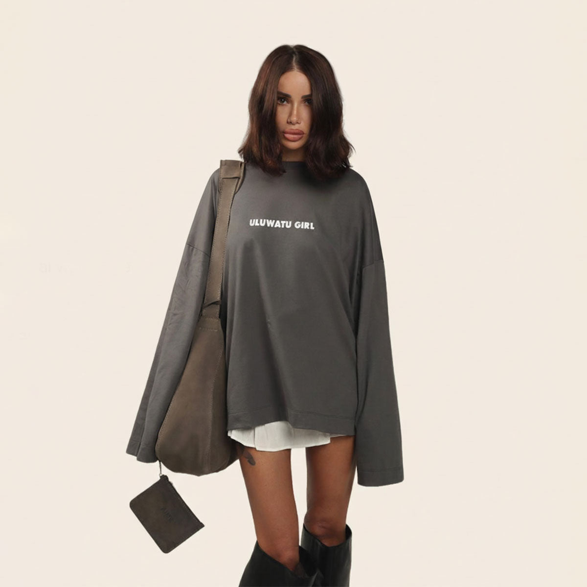 Longsleeve Uluwatu Girl In Charcoal