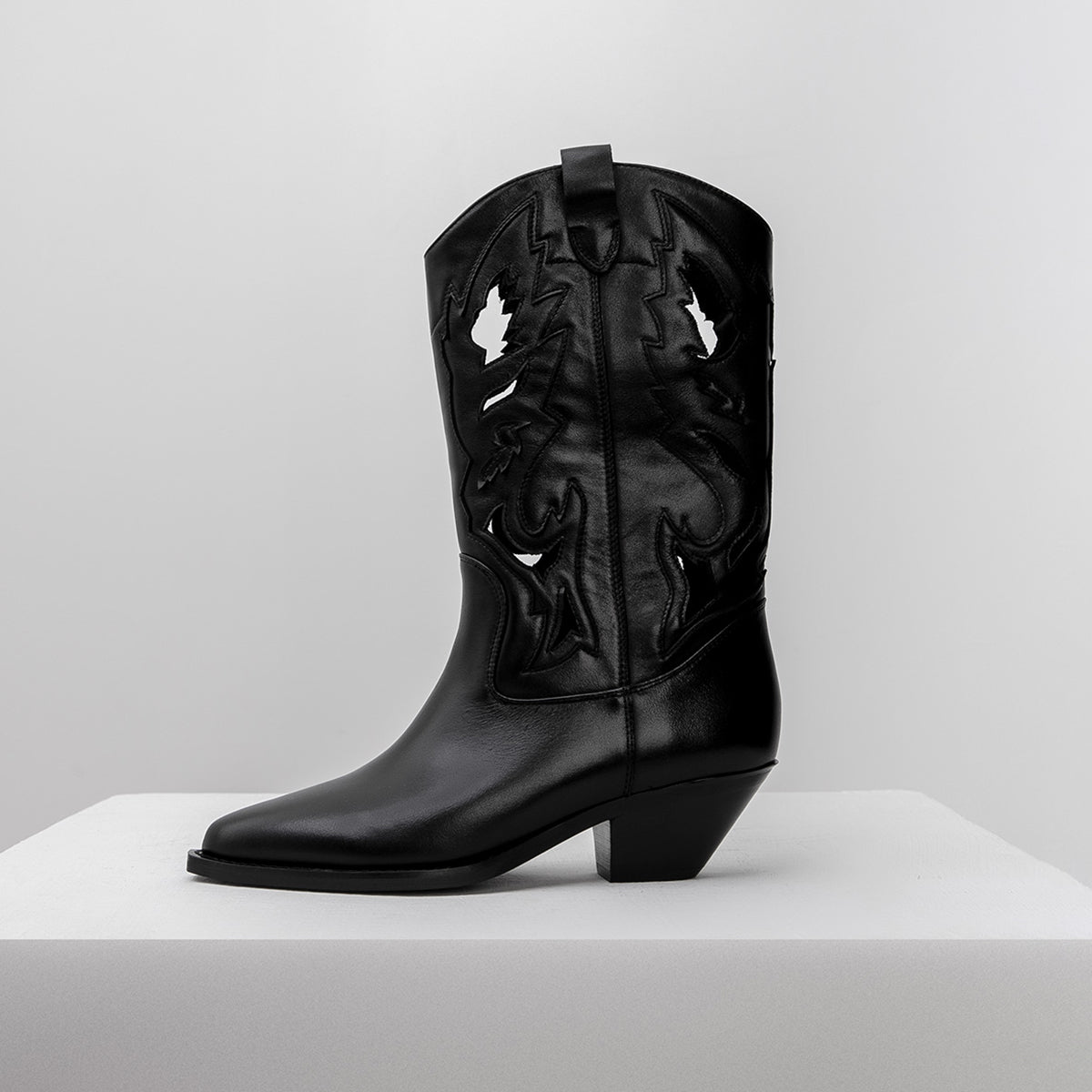 Black Leather Boots
