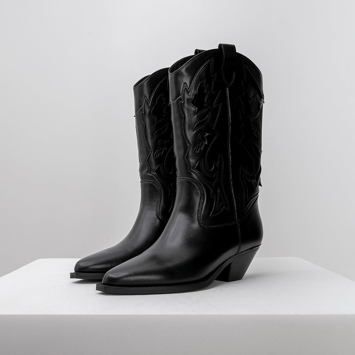 Black Leather Boots