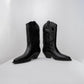 Black Leather Boots
