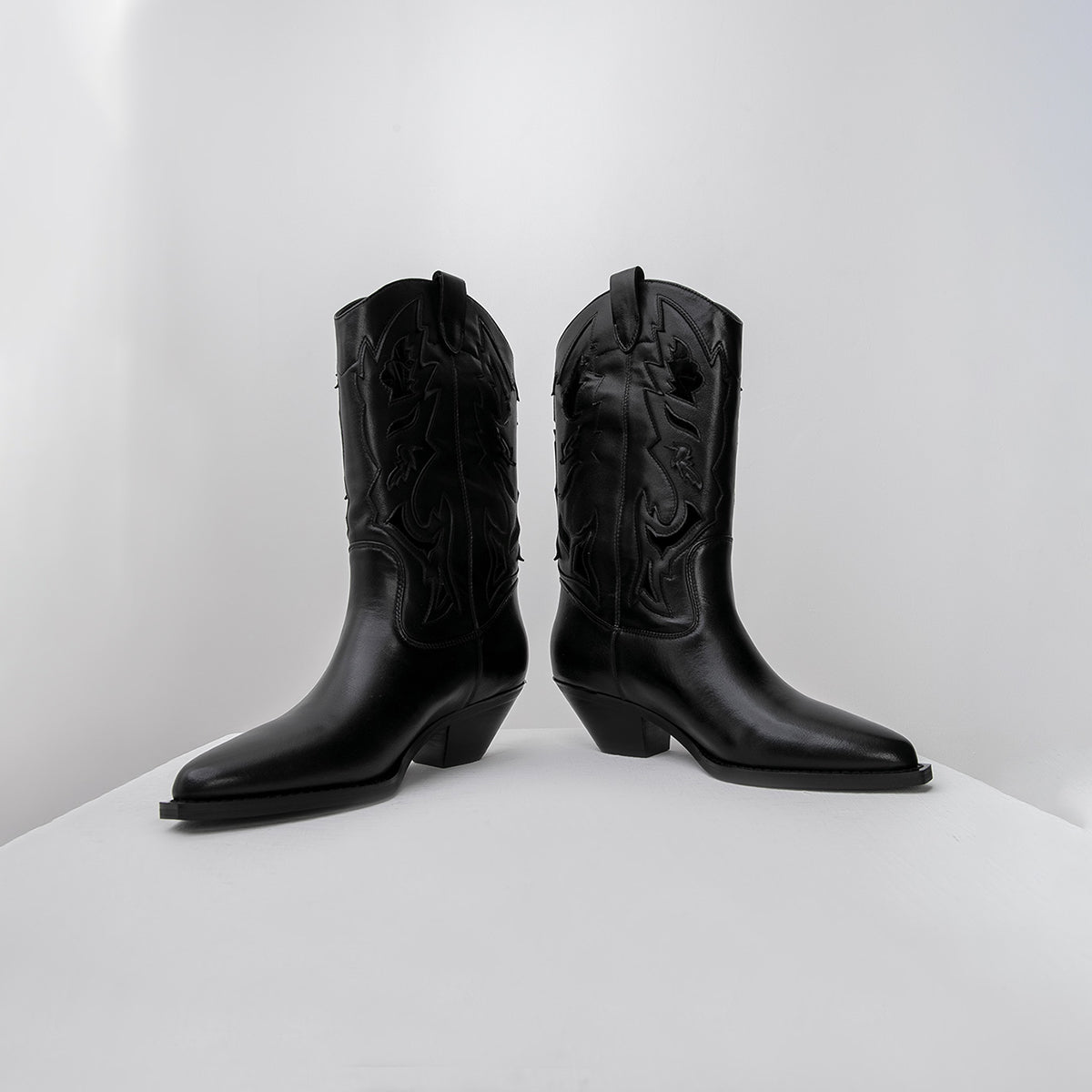 Black Leather Boots