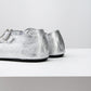 Silver Mary Jane Flats