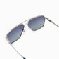 Silver Aviator Sunglasses