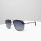 Silver Aviator Sunglasses
