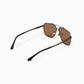 Brown Aviator Sunglasses