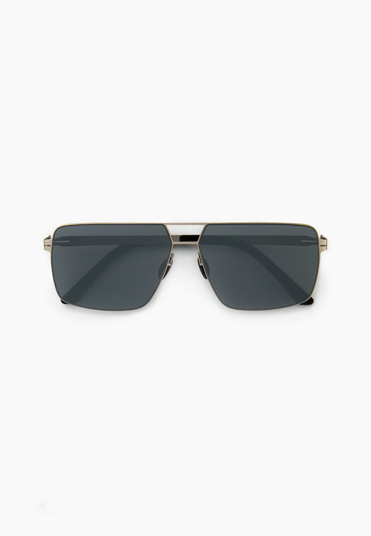 Silver Geometric Sunglasses