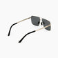 Silver Geometric Sunglasses