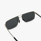 Silver Geometric Sunglasses