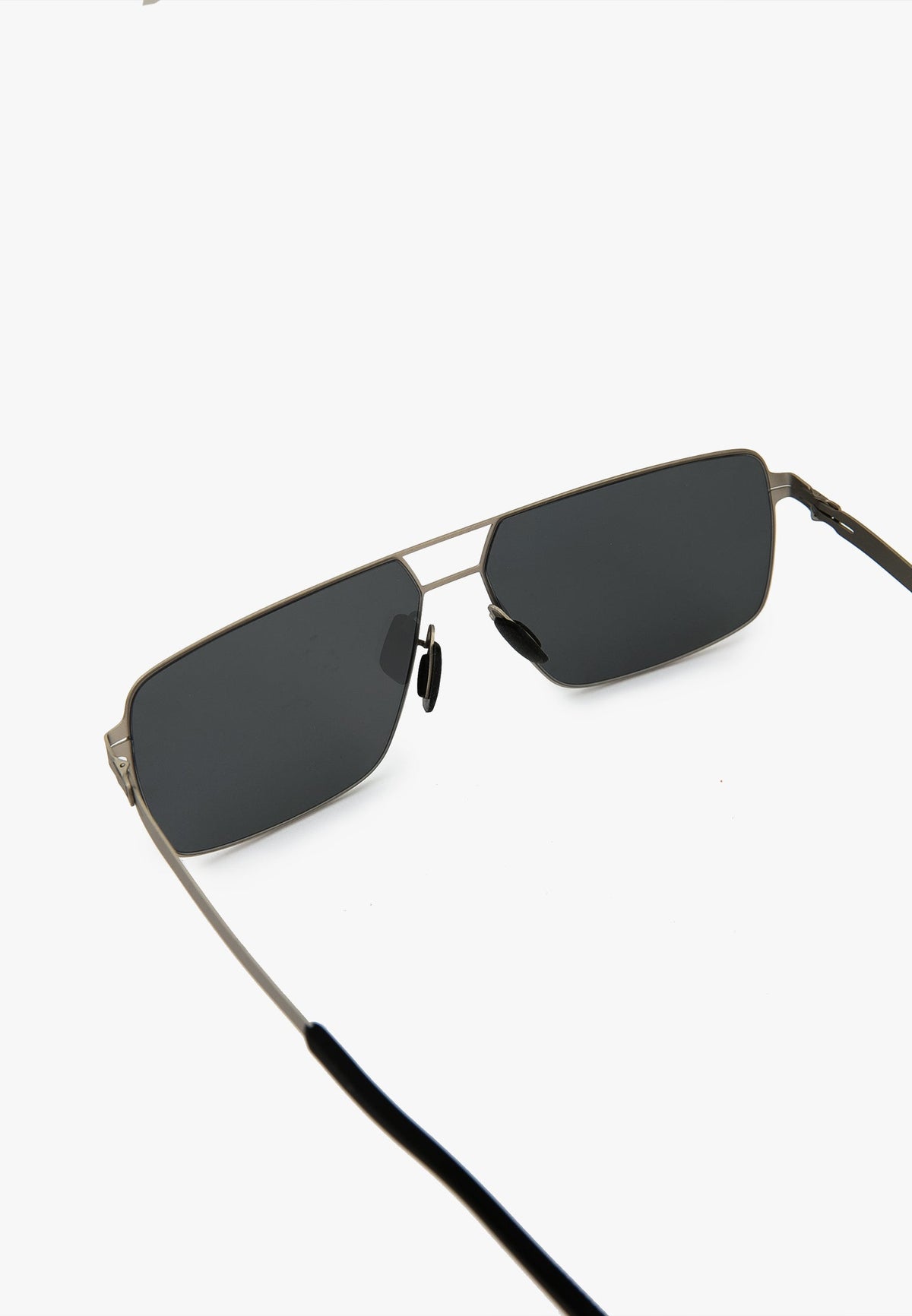 Silver Geometric Sunglasses