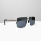 Silver Geometric Sunglasses
