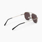 Blue Mirrored Aviator Sunglasses