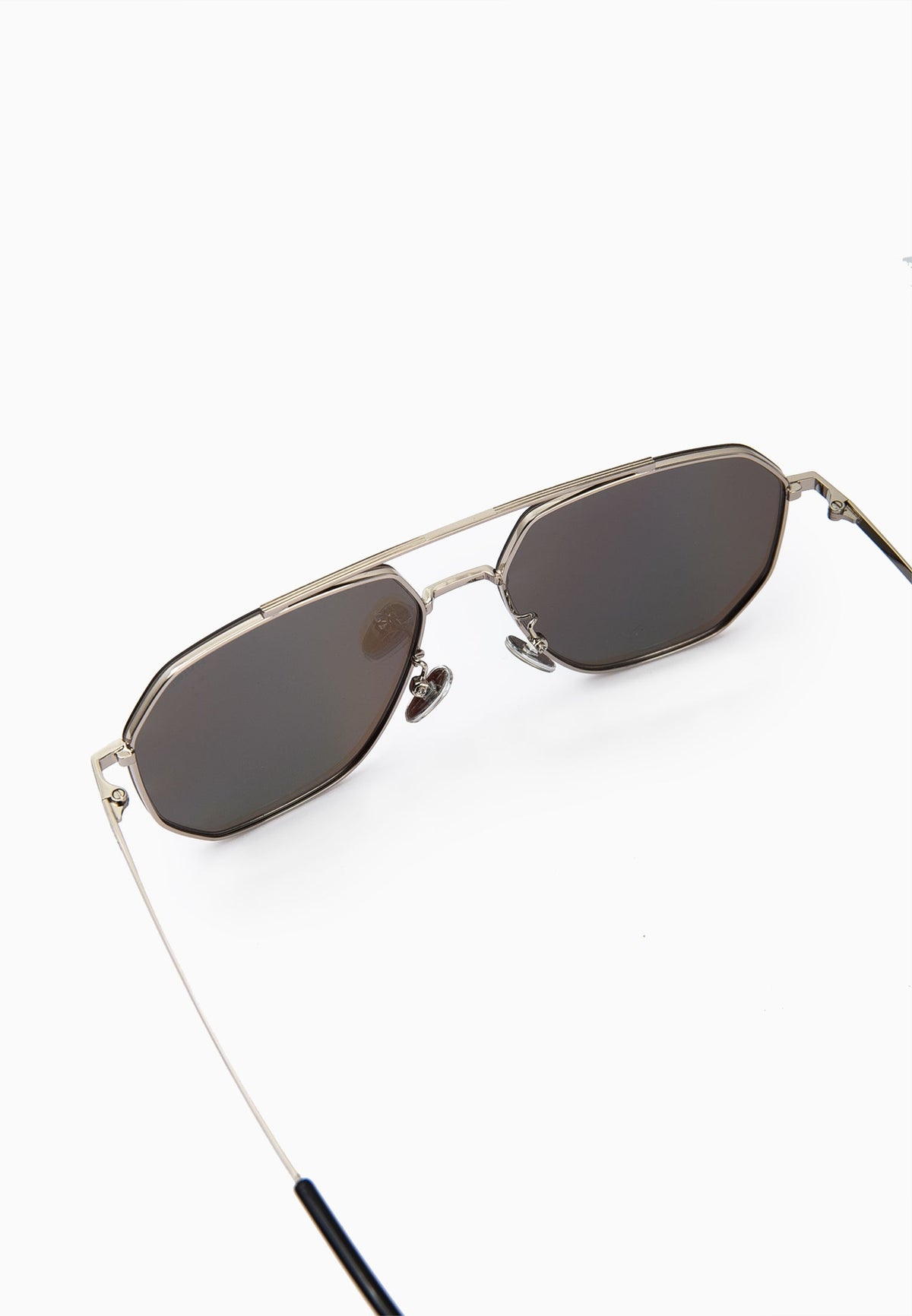 Blue Mirrored Aviator Sunglasses