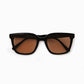 Black Caramel-Lens Sunglasses