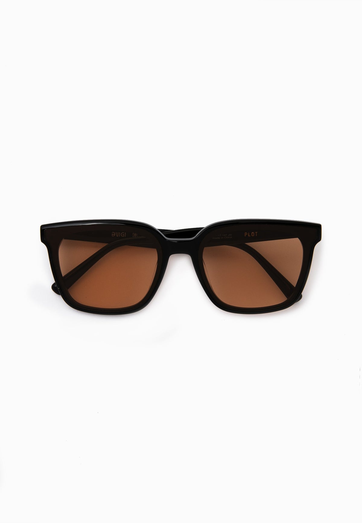Black Caramel-Lens Sunglasses
